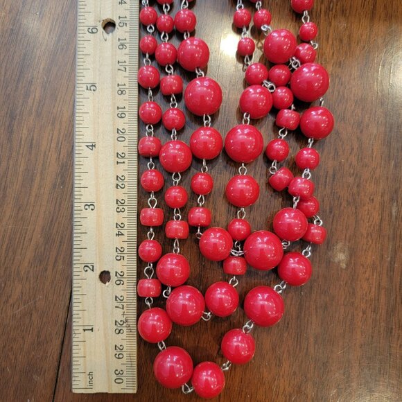 Everyone Scatter - red - Paparazzi necklace - Picture 8 of 9